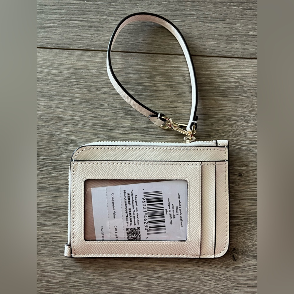 NWT Kate Spade What A Catch Small Card Holder Wristlet. - Picture 3 of 4